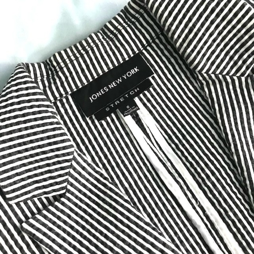 Jones NY  Cotton Stylish Women’s Blazer - Picture 3 of 13